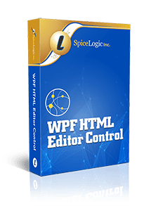 Spicelogic WPF HTML Editor Control